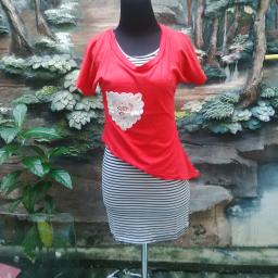 BR08496 - ATASAN FLOWER - RED