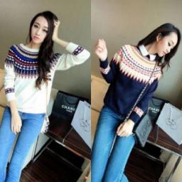 BR01921-1 - SWEATER - putih