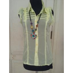 BR11162 - SALE BLOUSE YELLOW
