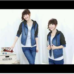 BR11829 - JAKET CHERY HITAM