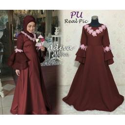 BR14817 - ADIVA SYARI MAROON (PU)