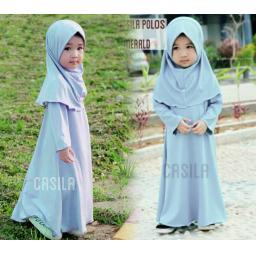 BR15310 - GAMIS KIDS BASILICA BIRU