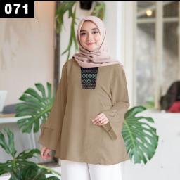 BR15360 - BLOUSE 071 COKLAT