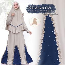 BR15583 - KHAZANA SYARI BROWN NAVY (EP)