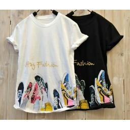 BR15909-2 - STAY FASHION TSHIRT TUMBLR TEE - hitam