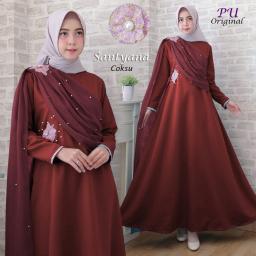 BR15942 - SANTYANA SYARI MAROON (PU)