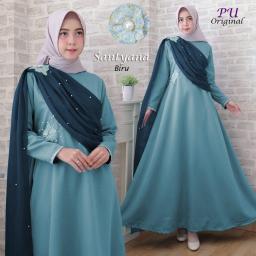 BR16032 - SANTYANA SYARI BIRU (PU)