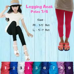 BR16257-2 - LEGGING ANAK POLOS  7/8 SIZE M - benhur