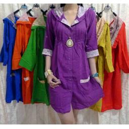 BR02732-1 - DRESS HOODIE - biru