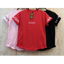 BR16476-3 - MANGO TSHIRT TUMBLR TEE - hitam