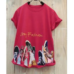 BR16512 - FASHION TSHIRT TUMBLR TEE MERAH XL