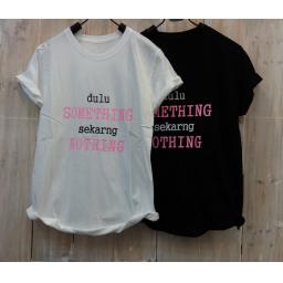 BR16721-1 - SOMETHING TSHIRT TUMBLR TEE - putih