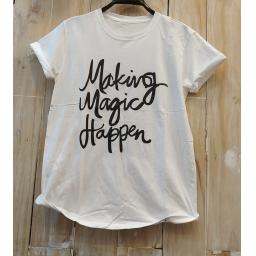 BR16793 - MAKING MAGIC PUTIH TSHIRT TUMBLR TEE