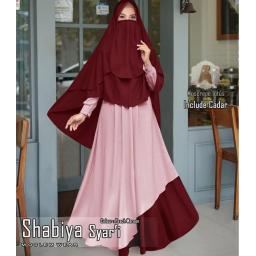 BR16869 - SHABIYA SYARI PEACH MAROON (EP)