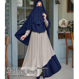 BR16871 - SHABIYA SYARI BROWN NAVY (EP)