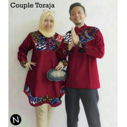 BR16920 - 11501 COUPLE TORAJA MAROON