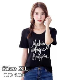 BR16954 - PROMO MAKING MAGIC HITAM TSHIRT TUMBLR TEE SIZE XL