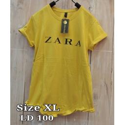 BR16977 - ZARA KUNING TSHIRT TUMBLR TEE SIZE XL