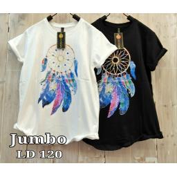 BR16978-1 - SAYAP TSHIRT TUMBLR TEE SIZE JUMBO - putih