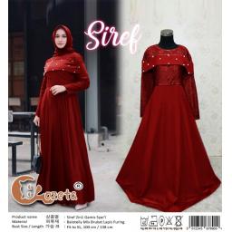 BR17108 - SIREF GAMIS MUTIARA MAROON