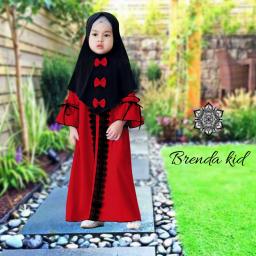 BR17125 - BRENDA SYARI KIDS MERAH