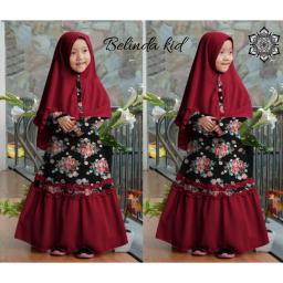 BR17160 - BELINDA SYARI KIDS MAROON