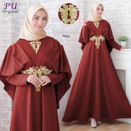 BR17293 - HELMIAH SYARI MAROON (PU)