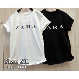 BR17453-1 - ZARA TSHIRT TUMBLR TEE SIZE XL - putih