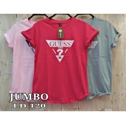 BR17464-1 - GUESS TSHIRT TUMBLR TEE SIZE JUMBO - pink