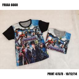 BR17608-11 - AVENGERS KAOS ANAK TSHIRT TUMBLR TEE - size 14 hitam