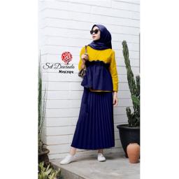 BR17667 - SET DEWINDA MUSTARD NAVY BR17667 - SET DEWINDA MUSTARD NAVY