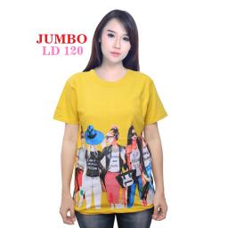 BR17773 - GIRL KUNING TSHIRT TUMBLR TEE SIZE JUMBO