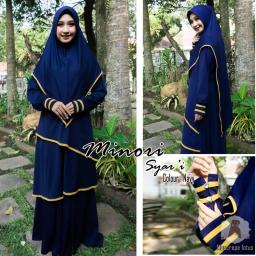 BR17844 - MINORY SYARI NAVY (EP)