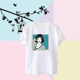 BR17910 - GIRL LOVE PUTIH TSHIRT TUMBLR TEE