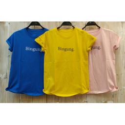 BR18045-3 - BINGUNG TSHIRT TUMBLR TEE - dusty