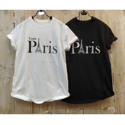 BR18112-1 - PARIS TSHIRT TUMBLR TEE - putih