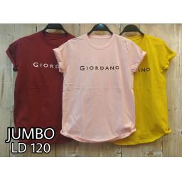 BR18118-1 - GIORDANO TSHIRT TUMBLR TEE SIZE JUMBO - maroon