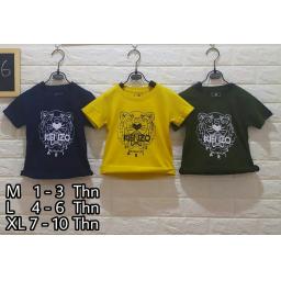 BR18211-7 - KENZO KAOS ANAK TSHIRT TUMBLR TEE - size XL navy