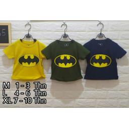 BR18213-5 - BATMAN KAOS ANAK TSHIRT TUMBLR TEE - size L hijau