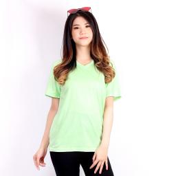 BR18228 - KAOS POLOS HIJAU MINT LENGAN PENDEK SIZE XL