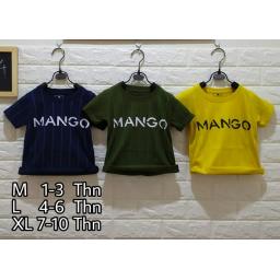 BR18234-3 - MANGO SALUR KAOS ANAK TSHIRT TUMBLR TEE - size M kuning