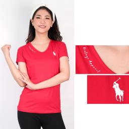 BR18260 - KAOS OLAHRAGA POLO MERAH