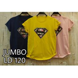 BR18346-2 - SUPERMAN TSHIRT TUMBLR TEE SIZE JUMBO - kuning