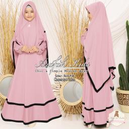 BR18541 - ARAFAH SYARI KIDS PINK DUSTY (EP)