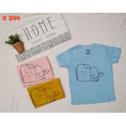 BR18787-1 - TEA KAOS ANAK TSHIRT TUMBLR TEE - size M pink