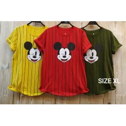 BR18929 - MICKEY MOUSE SALUR TSHIRT TUMBLR TEE SIZE XL - hijau