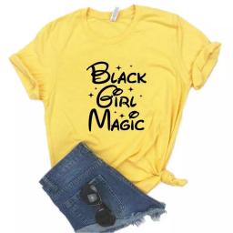 BR19091 - BLACK GIRL MAGIC KUNING TSHIRT TUMBLR TEE