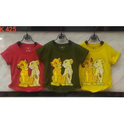 BR19160 - SIMBA KAOS ANAK TSHIRT TUMBLR TEE - size M merah
