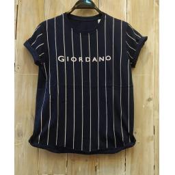 BR19211 - GIORDANO SALUR NAVY TSHIRT TUMBLR TEE