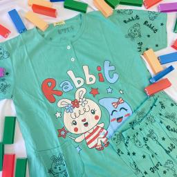 BR19413 - SETELAN BABYDOLL RABBIT TOSCA